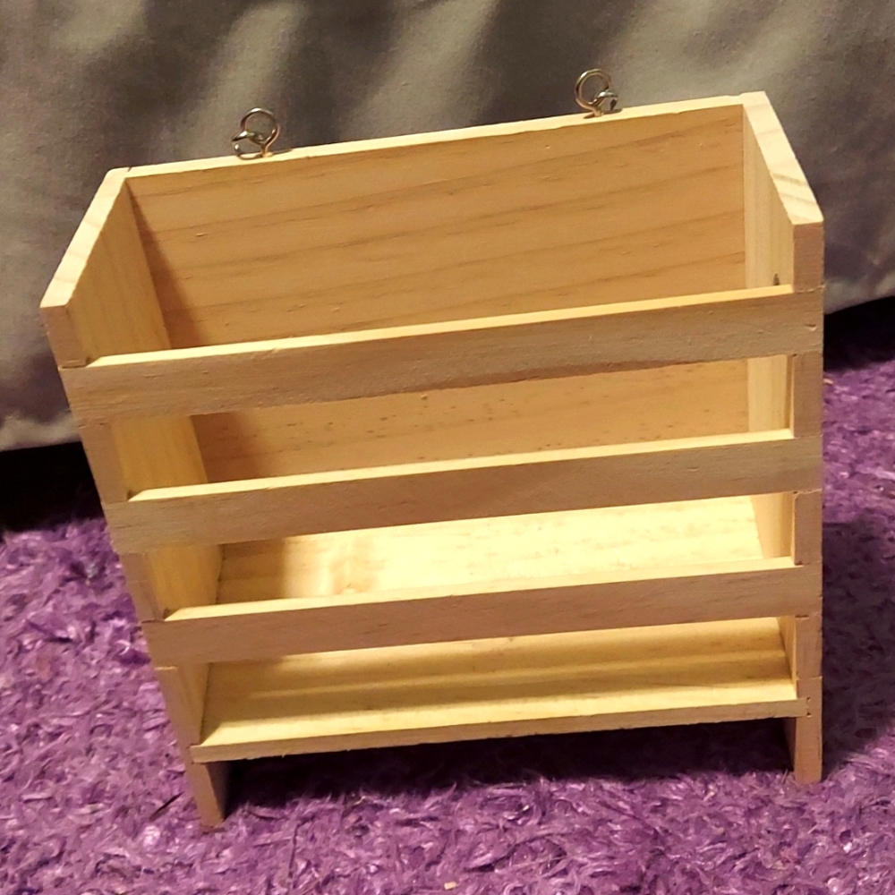 Wooden Hay Feeder For Small Animals